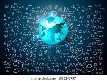 World - Background Plan Business - modern Idea and Concept Vector illustration Business.