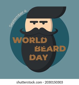 World Beard Day card and poster