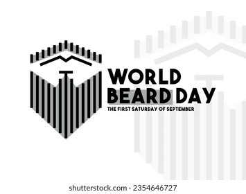 World Beard Day. The first saturday of september. Eps 10.