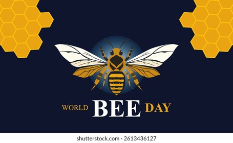 World Bee Day Awareness Design Template
