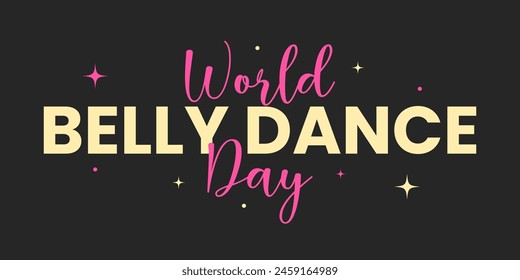 World Belly Dance Day Vektorillustration Design