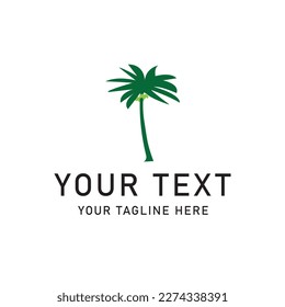 World Best Coconut Tree Logo Design