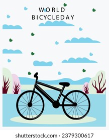 WORLD BICYCLE DAY, BICYCLE DAY.
