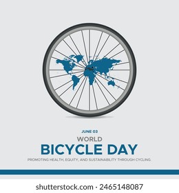 Welt Fahrrad Tag, 3. Juni.Welt Fahrrad Tag einzigartiger Stunt-Fahrrad . Gesundheit, Gerechtigkeit und Nachhaltigkeit durch Radfahren fördern. Frauen fahren Fahrrad. 