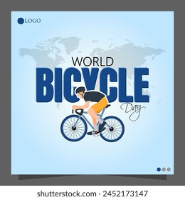 World Bicycle Day, celebrated on June 3rd, promotes the use of bicycles as a sustainable and environmentally friendly mode of transportation.