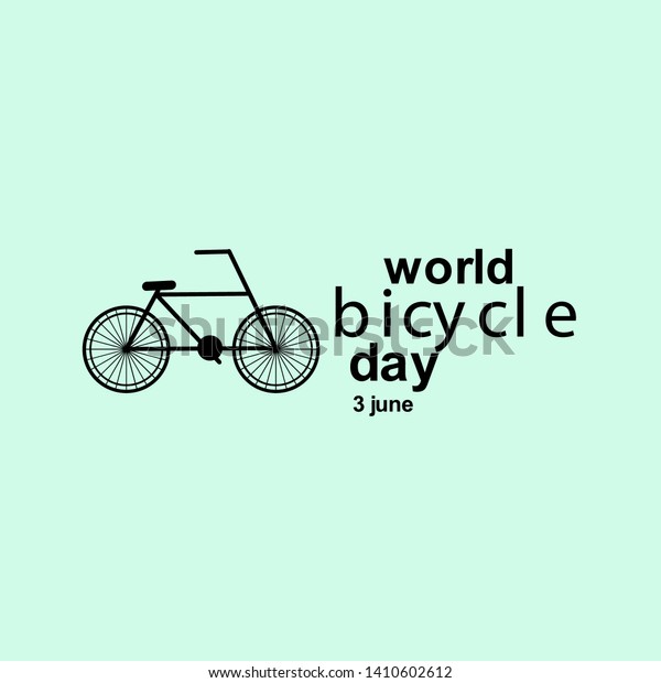World Bicycle Day Celebration Vector\
Template Design\
Illustration