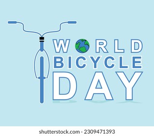 world bicycle day design art