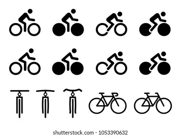 World Bicycle day, health day. Race tour, sport icon or logo. Cyclist, cycling symbol. Cartoon vector bike sportswear symbol. Back to school. Travel, road tools. Mamil idea.