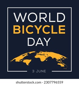 World Bicycle Day, held on 3 June.