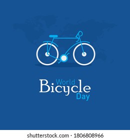 World Bicycle Day illustration vector