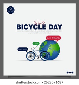World Bicycle Day, observed annually on June 3rd, celebrates the bicycle as a simple, affordable, and environmentally friendly mode of transportation.