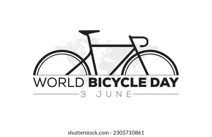 world bicycle day vector art, world bicycle day vector template, world bicycle day