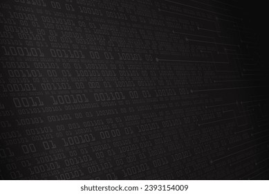 world binary circuit board future technology, blue hud cyber security concept background