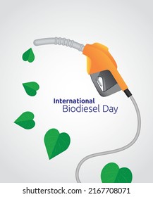 World Biodiesel Day creative concept with illustration.