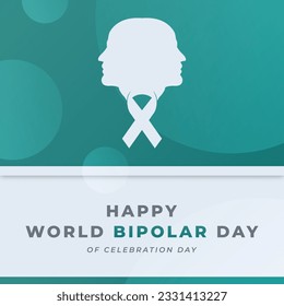 World Bipolar Day Celebration Vector Design Illustration for Background, Poster, Banner, Advertising, Greeting Card