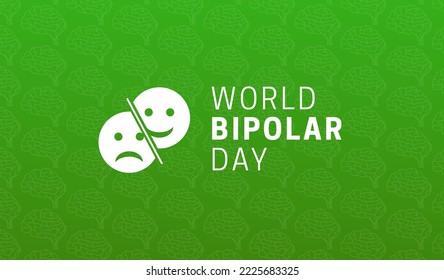 World Bipolar Day Illustration Banner