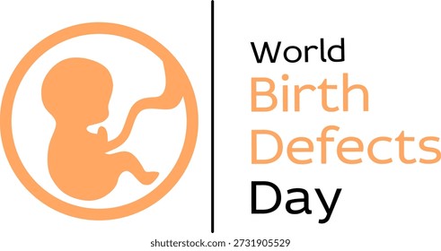 World Birth Defects Day vector 