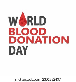 World Blood Donation Day vector and illustration wallpaper, ready to use for your content.