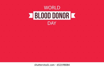 World blood donor day background or card