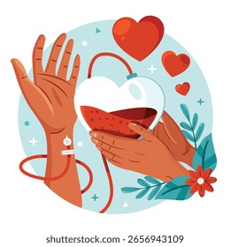 Composição do Dia Mundial do Doador de Sangue