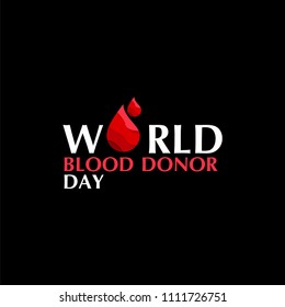 World Blood Donor Day Vector Template Design Illustration