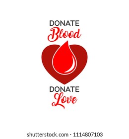 World Blood Donor Day. Vector Illustration of National Blood Donation. Donate Blood Save Life and Be a Hero