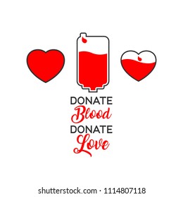 World Blood Donor Day. Vector Illustration of National Blood Donation. Donate Blood Save Life and Be a Hero
