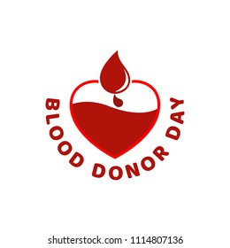 Día Mundial del Donante de Sangre. Ilustración vectorial de donación nacional de sangre. Dona sangre salva vidas y sé héroe