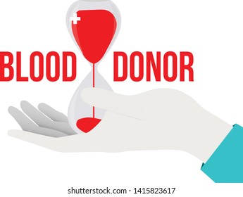 World Blood Donor Day vector background. Awareness poster with paper cut designs and blood drop. 14 june. Hemophilia day concept - Vector