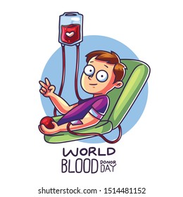 World blood donor day vector
