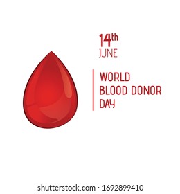 Día Mundial del Donante de Sangre, fondo vectorial. Afiche de sensibilización, el concepto de donación de sangre. 14 de junio. Concepto del día de la hemofilia