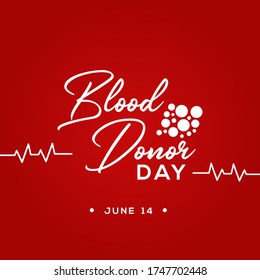 World Blood Donor Day Vector Design Illustration