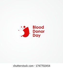 Ilustración de diseño de vectores del Día Mundial de Donantes de Sangre