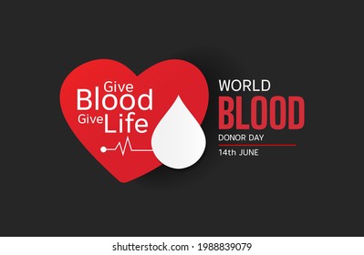 World Blood Donor Day. vector illustration design