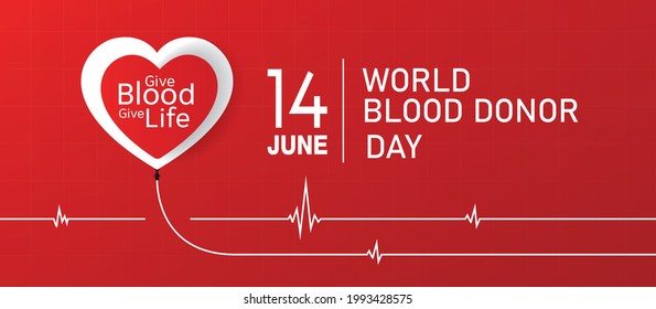 Día Mundial del Donante de Sangre. diseño de ilustración vectorial