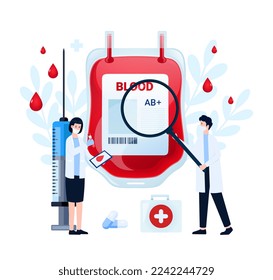Weltblutspendertag, Vektordesign-Illustration