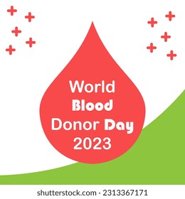 world blood donor day. vector illustration