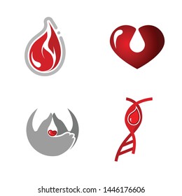 world blood donor vector icon. vector illustration