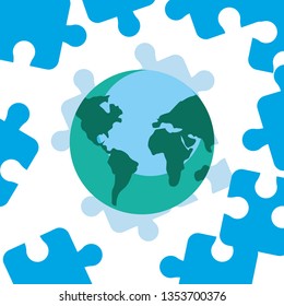 world blue puzzles