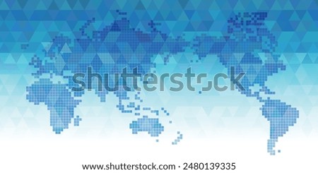 World Blue Technology Business Background