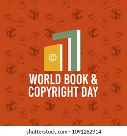 World Book and Copyright Day Illustration