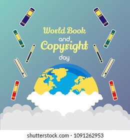 World Book and Copyright Day Illustration