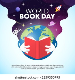 Antecedentes del Día Mundial del Libro con el libro de lectura de la Tierra