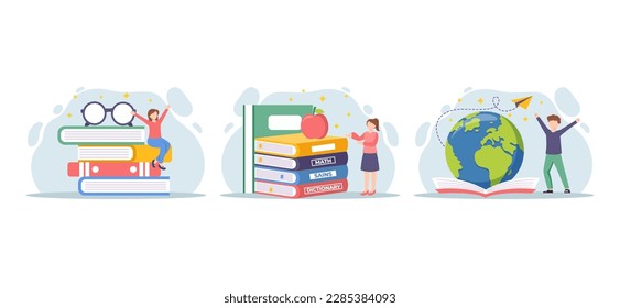 World Book Day Bundle Flat Design