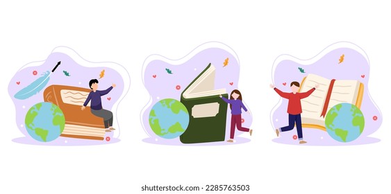 World Book Day Bundle Flat Design