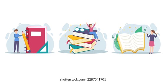 World Book Day Bundle Flat Design