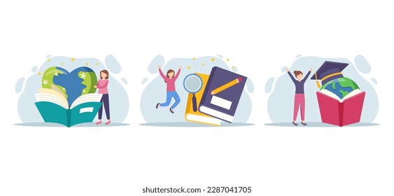 World Book Day Bundle Flat Design