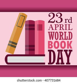 World book day cartoon design illustration 03