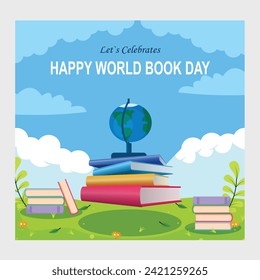 world book day celebration  template