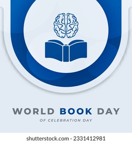 World Book Day Celebration Vector Design Illustration for Background, Poster, Banner, Advertising, Greeting Card